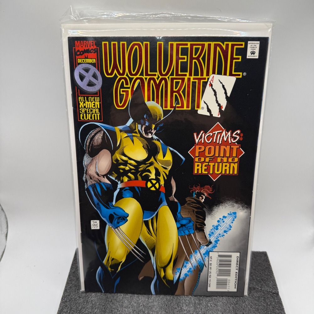 Marvel Wolverine Gambit Victims 4 Dec 1995 Tim Sale Cover Direct Edition X-Men